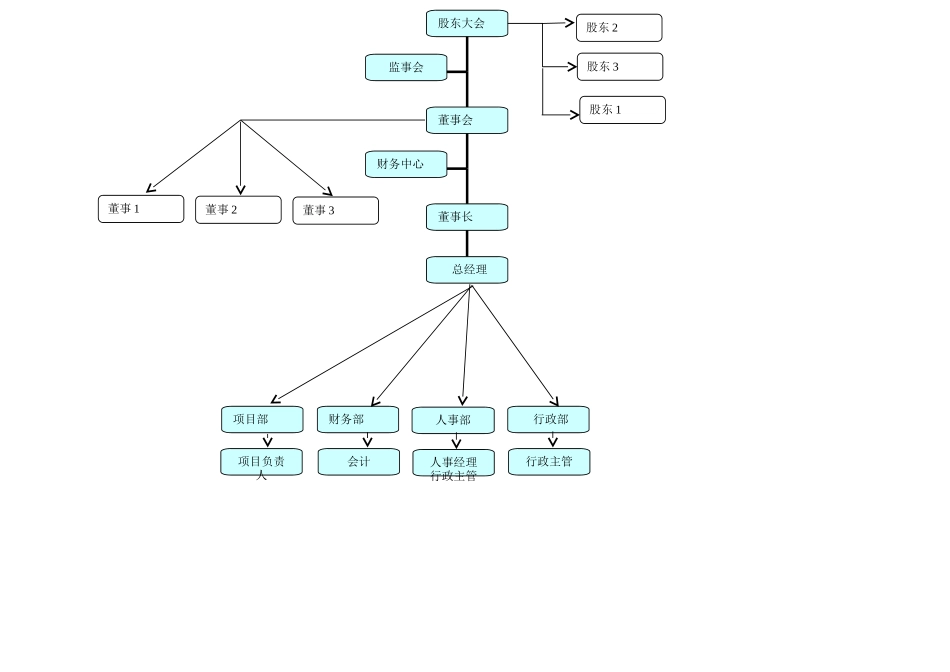 股东组织架构图_第1页