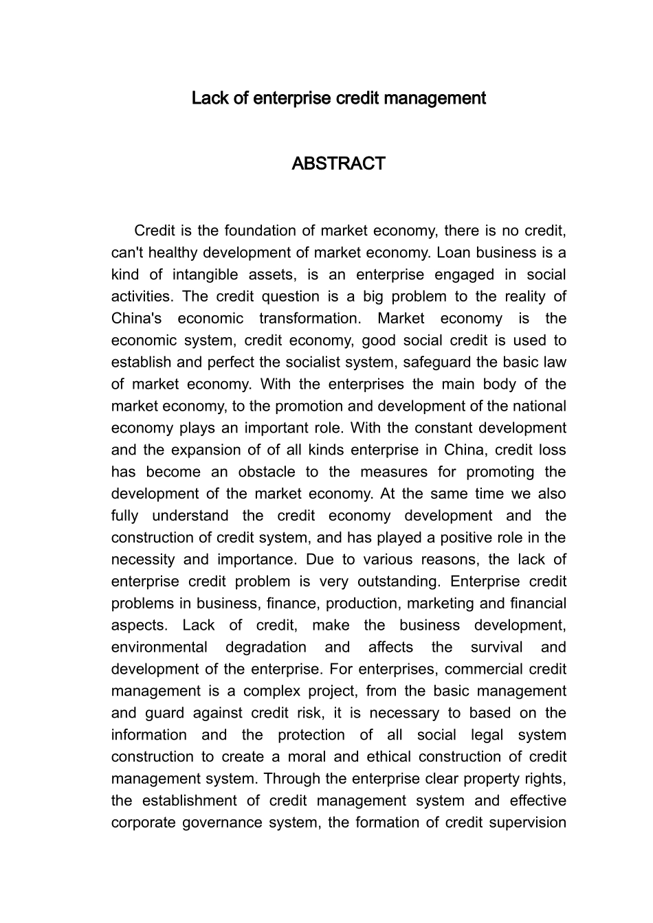 企业信用缺失的治理_第2页