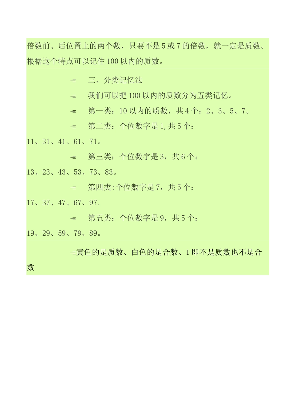 背诵100以内质数、合数表小窍门_第2页