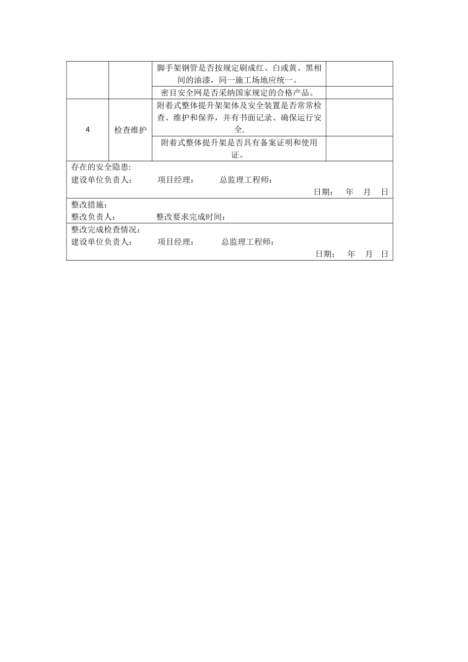 脚手架专项检查表_第2页