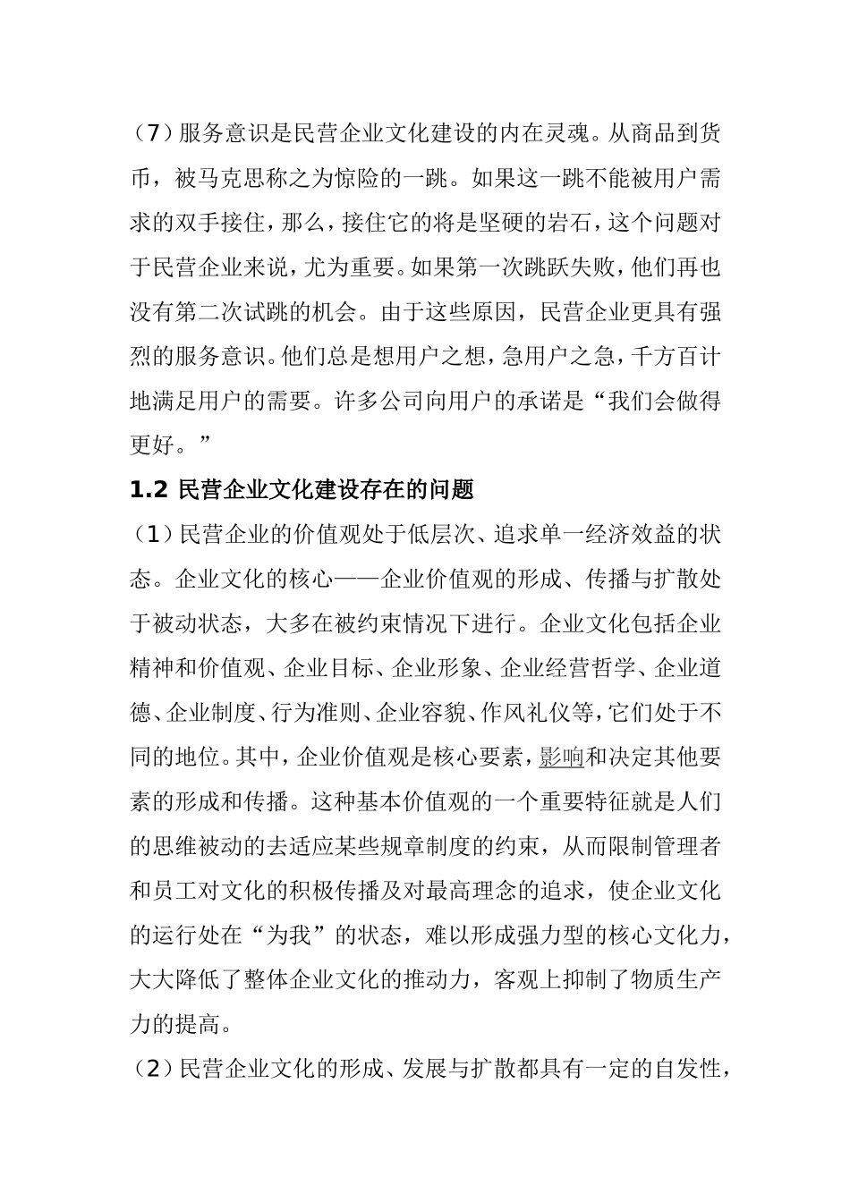 民营企业文化建设  工商管理专业_第3页