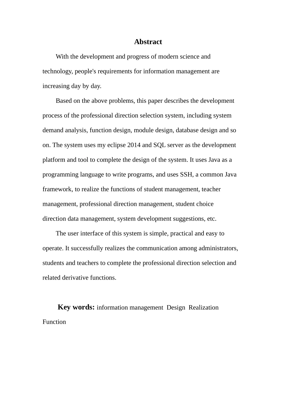 基于SSH的专业方向选报系统_第2页