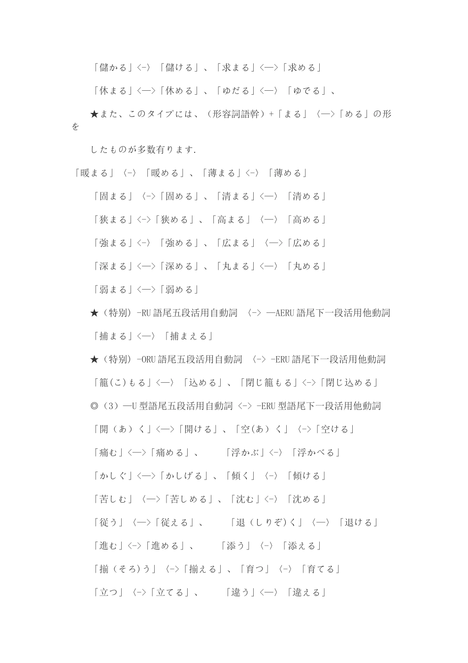 自动词他动词总结_第3页