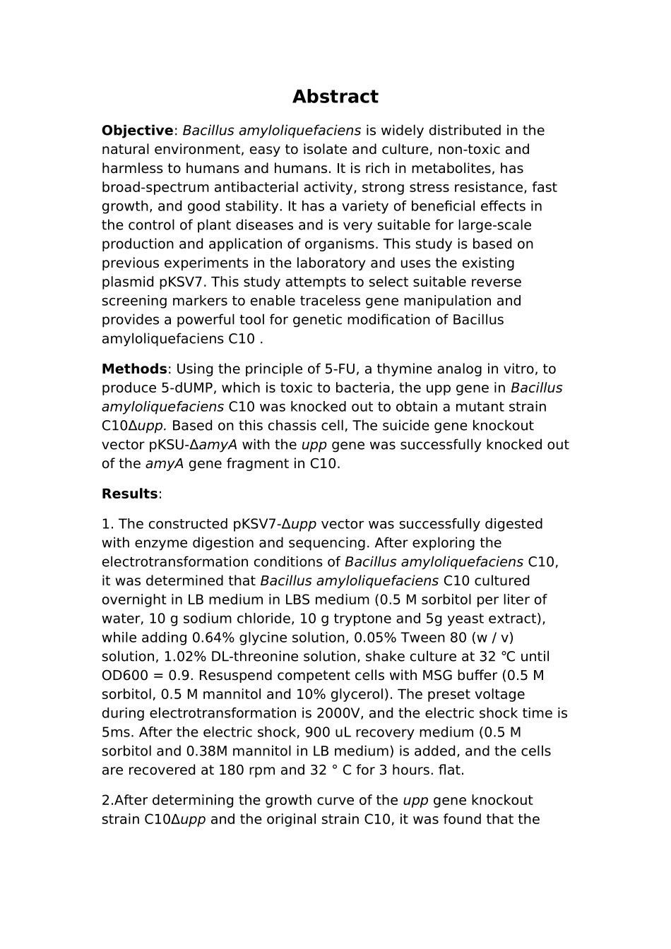 解淀粉芽孢杆菌的载体构建的相关论文_第3页