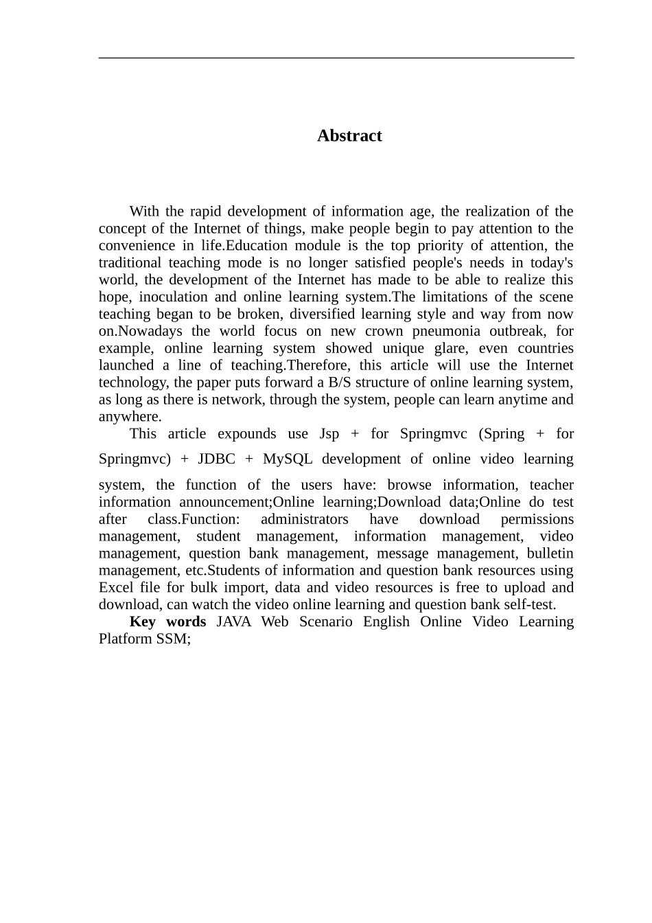 基于SSM在线学习系统的设计与实现_第2页