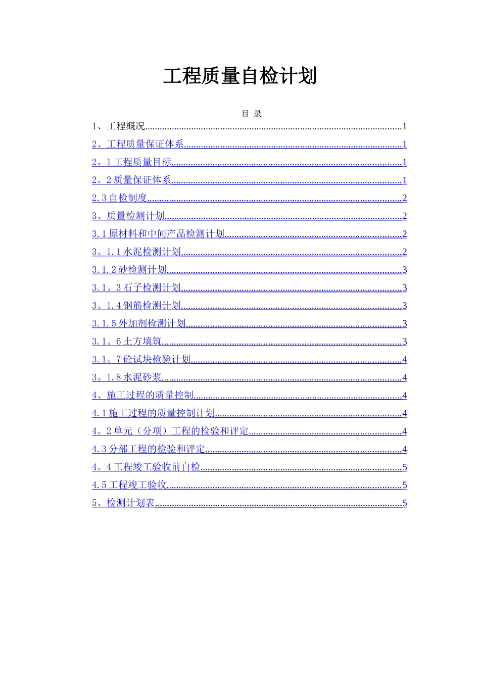 自检计划专项方案_第1页