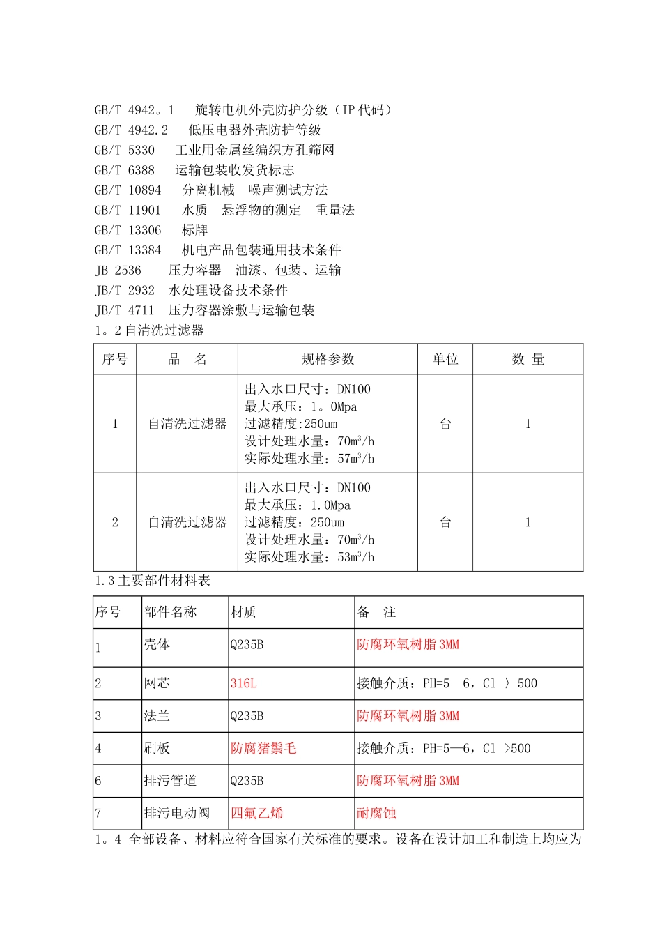 自清洗过滤器技术协议_第2页
