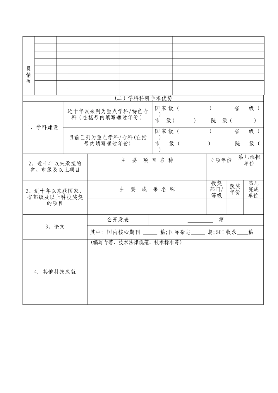 自贡市中医医疗质量控制中心申报书_第3页