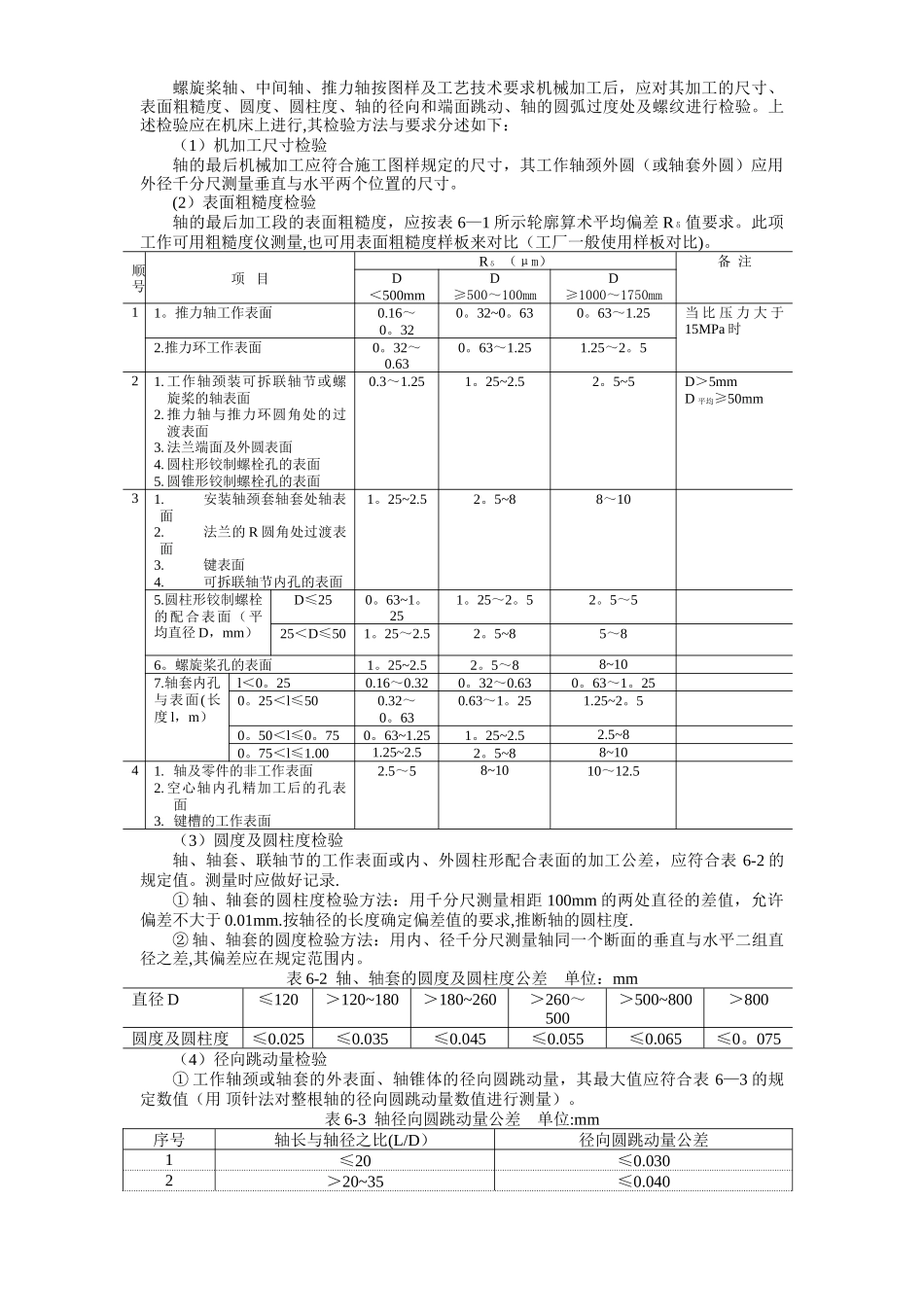 船舶建造质量检验-第六章-轴系及螺旋桨制造和安装检验_第2页