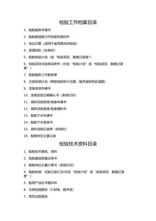 船舶法定检验质量管理体系