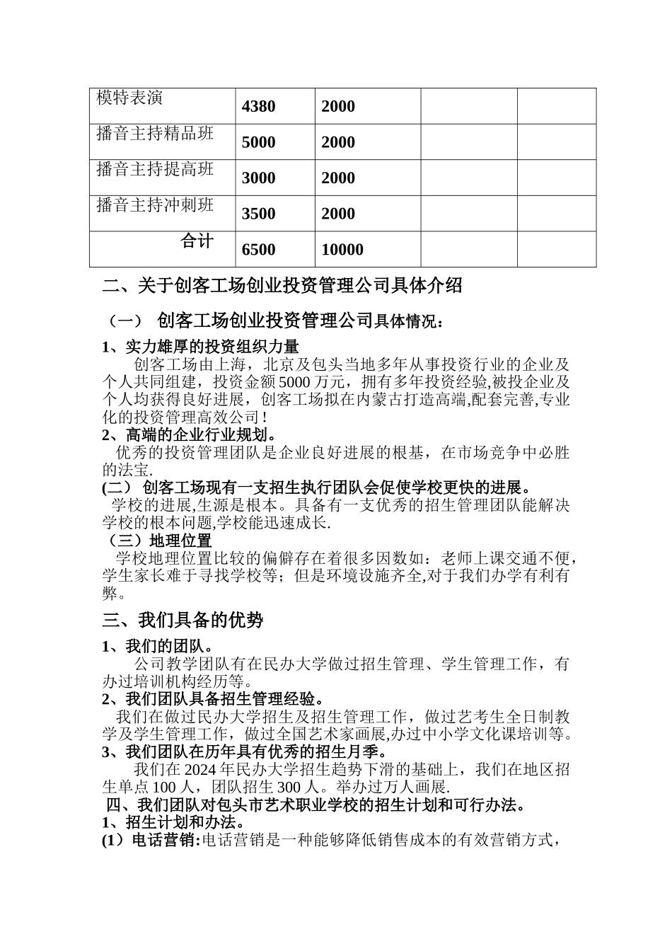 艺考办学项目合作计划书00_第2页