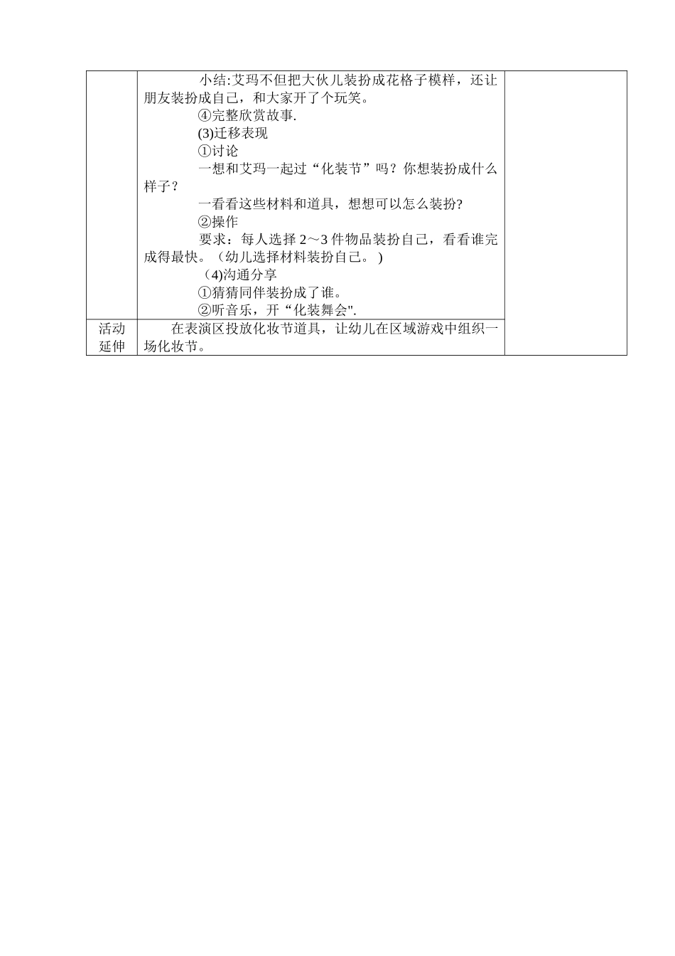 艾玛过化妆节绘本教案_第2页