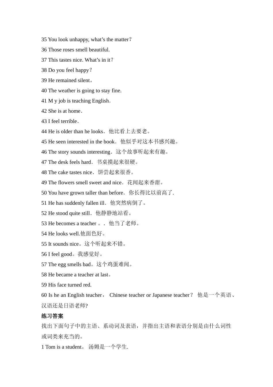 英语主系表结构_第3页