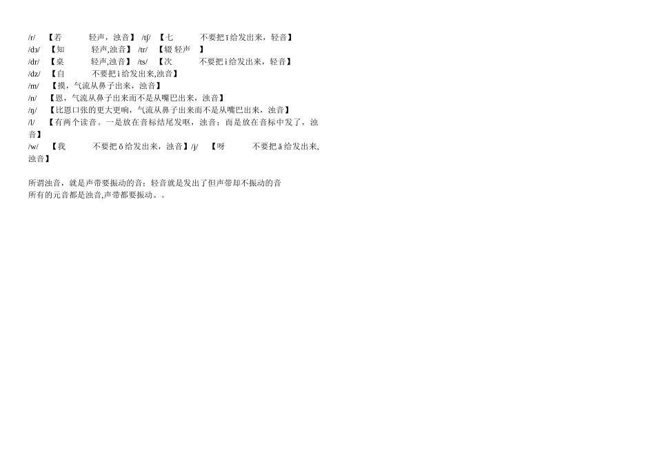英语国际音标汉字谐音发音表_第2页