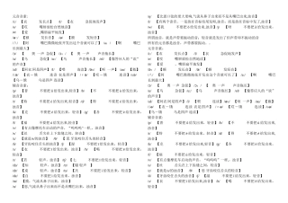 英语国际音标汉字谐音发音表