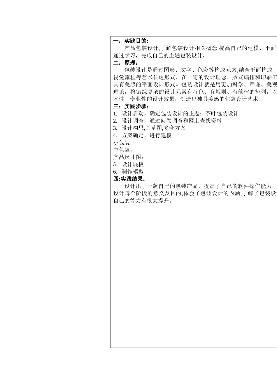 茶叶包装设计实践报告_第2页