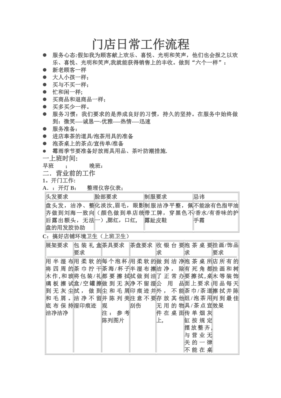 茶叶店日常工作流程_第1页