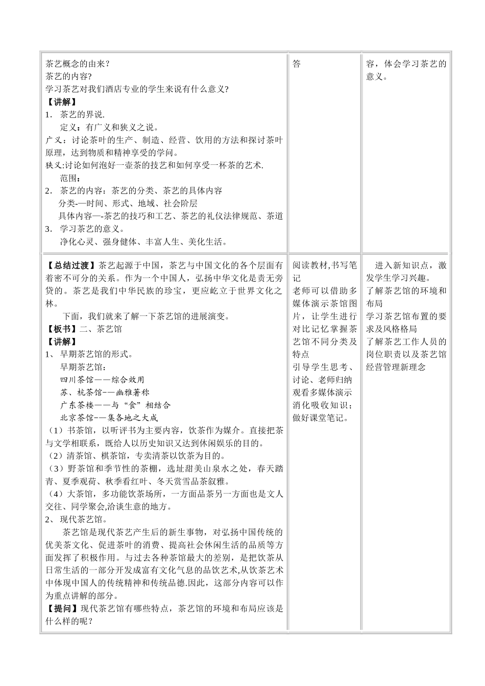 茶艺服务教案_第2页
