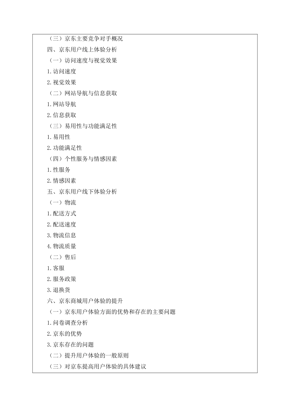 开题报告  网络工程营销专业 B2C电子商务网站用户体验研究——以京东商城为例_第2页