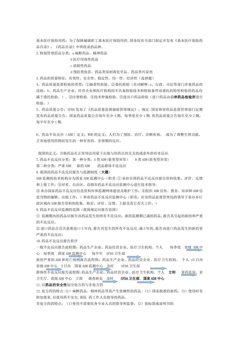 药事管理与法规总结_第3页