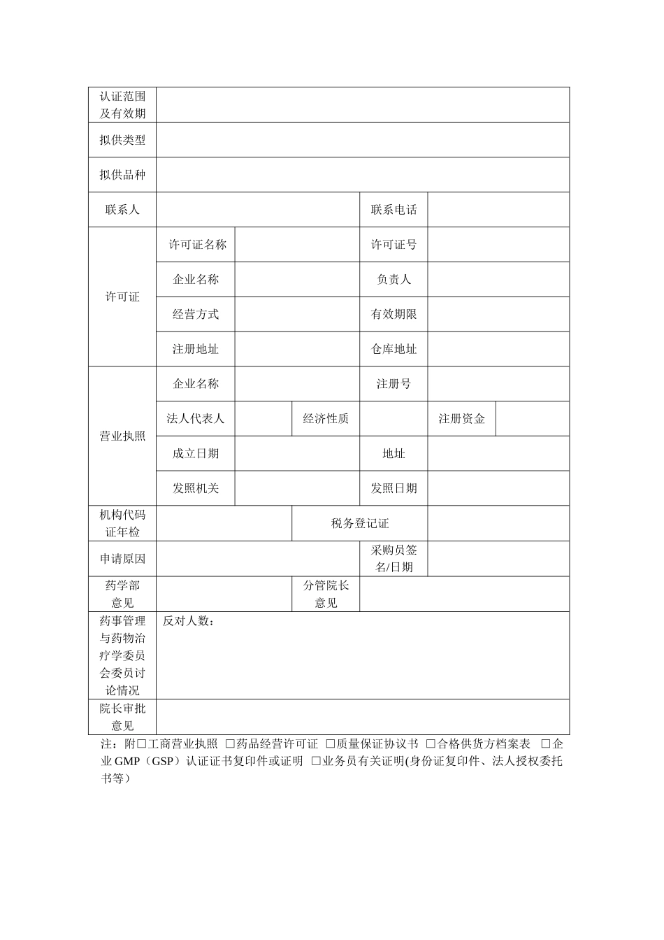 药品供应商管理制度(试行)_第2页