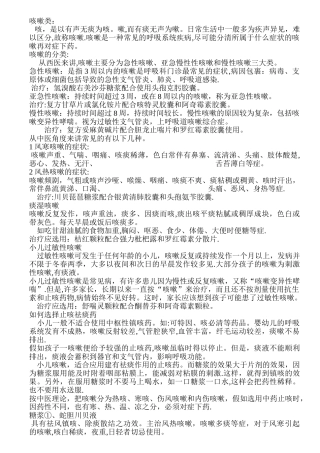 药店专业知识培训资料