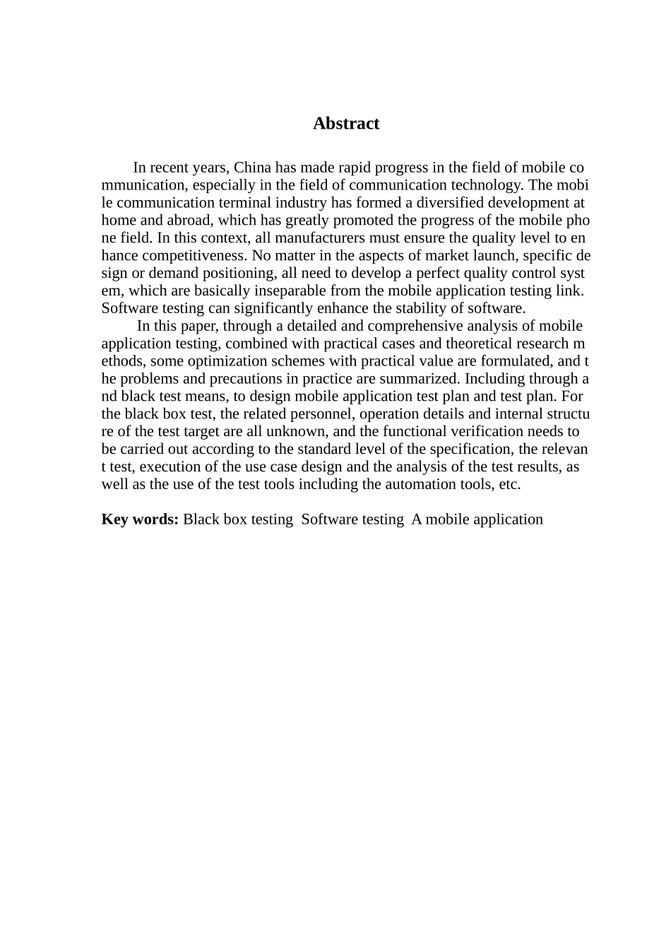 论文基于黑盒测试的移动应用测试设计与实现_第2页