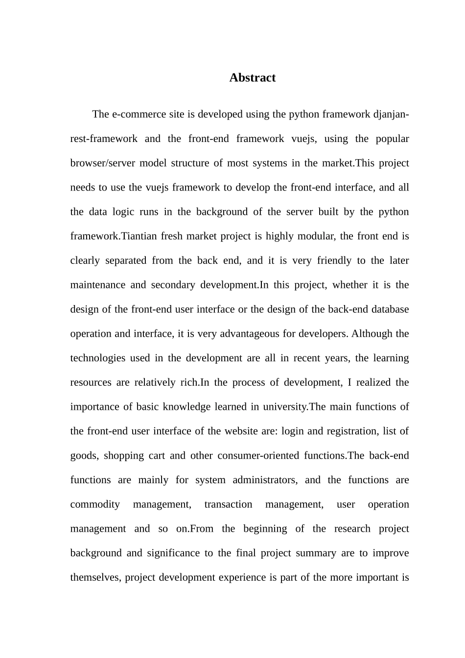 基于Vue+Django技术的电商网站的设计与实现_第3页