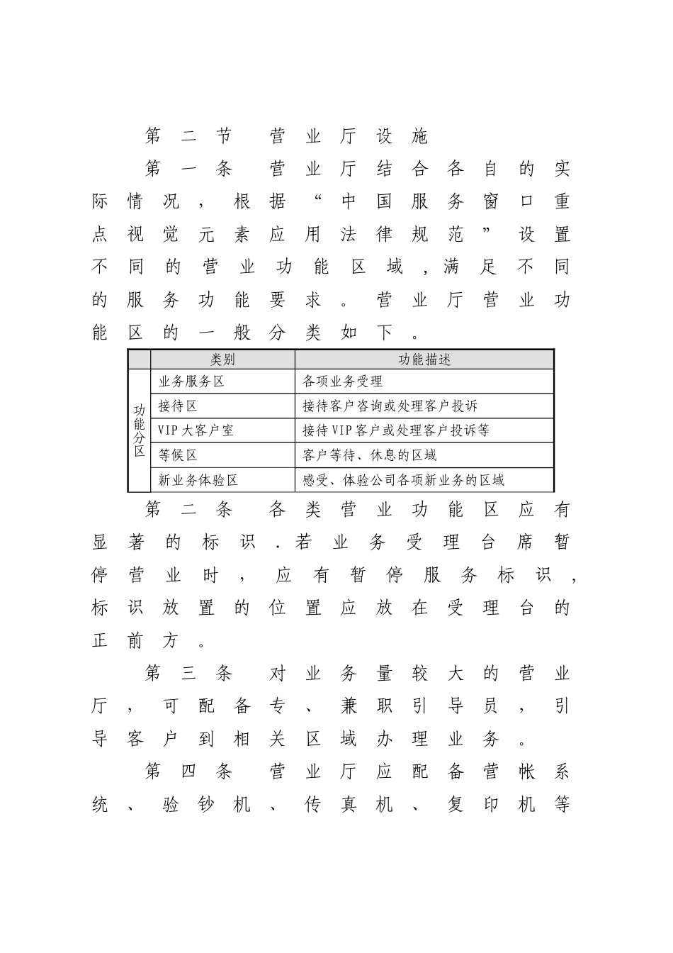 营业厅管理办法_第3页