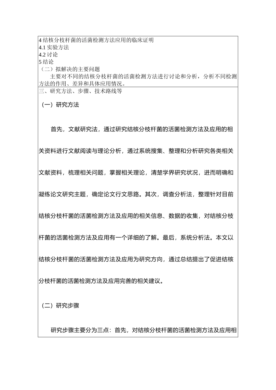开题结核分枝杆菌的活菌检测方法及应用_第2页