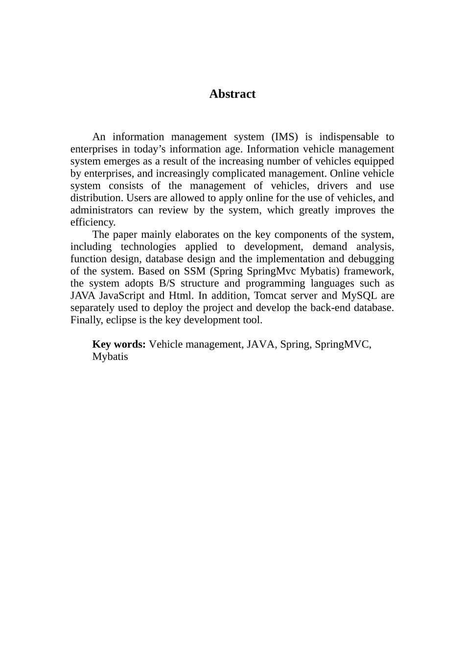 基于WEB的车辆管理系统的设计与实现_第2页