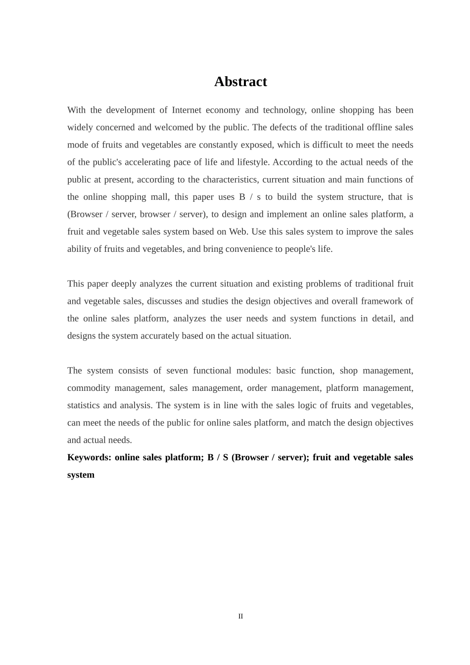 基于Web的水果蔬菜销售系统的设计与实现_第2页