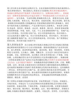 营销管理读书笔记