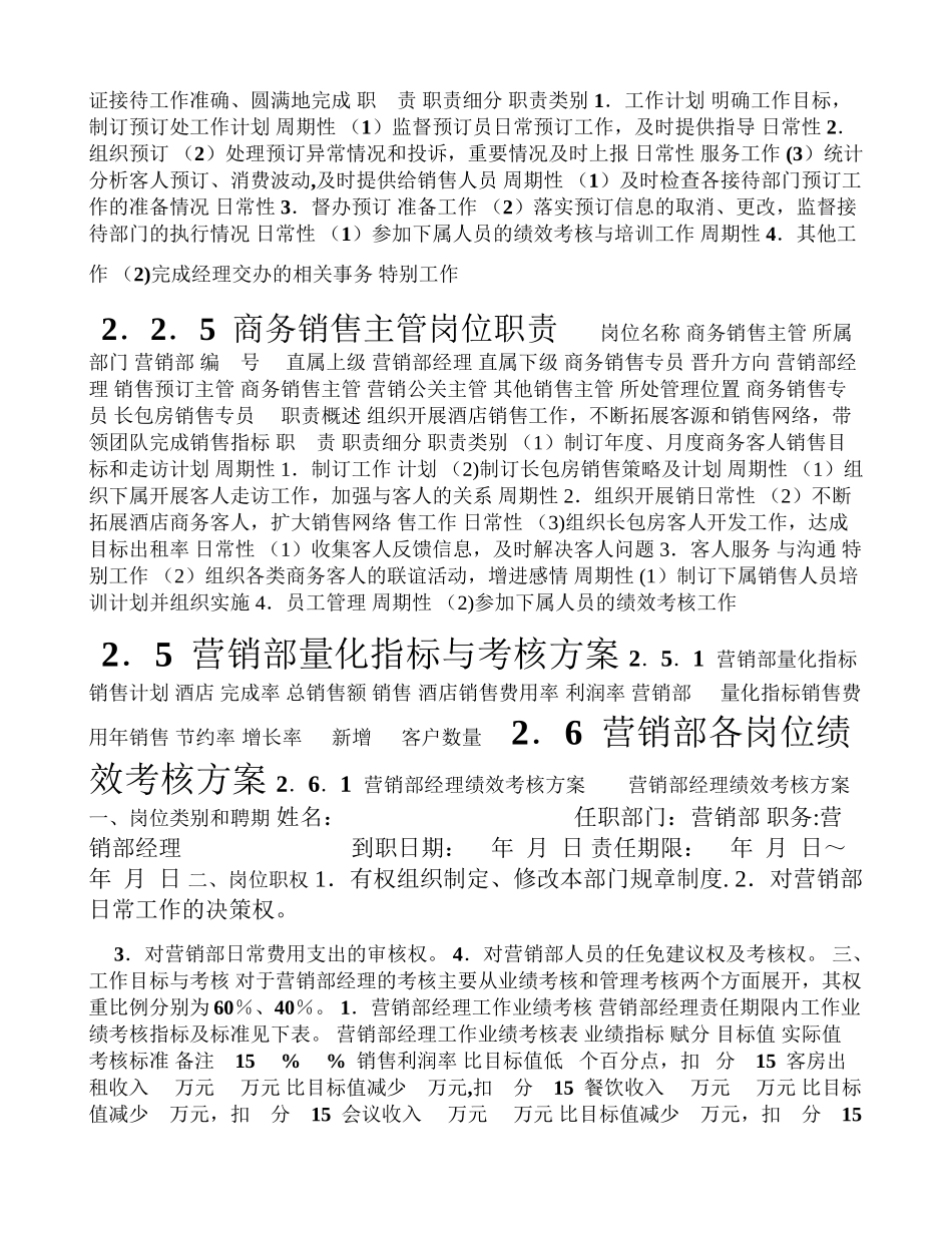 营销部精细化管理全案_第2页