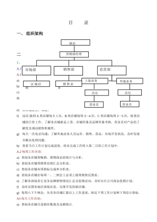 营销部职责制度