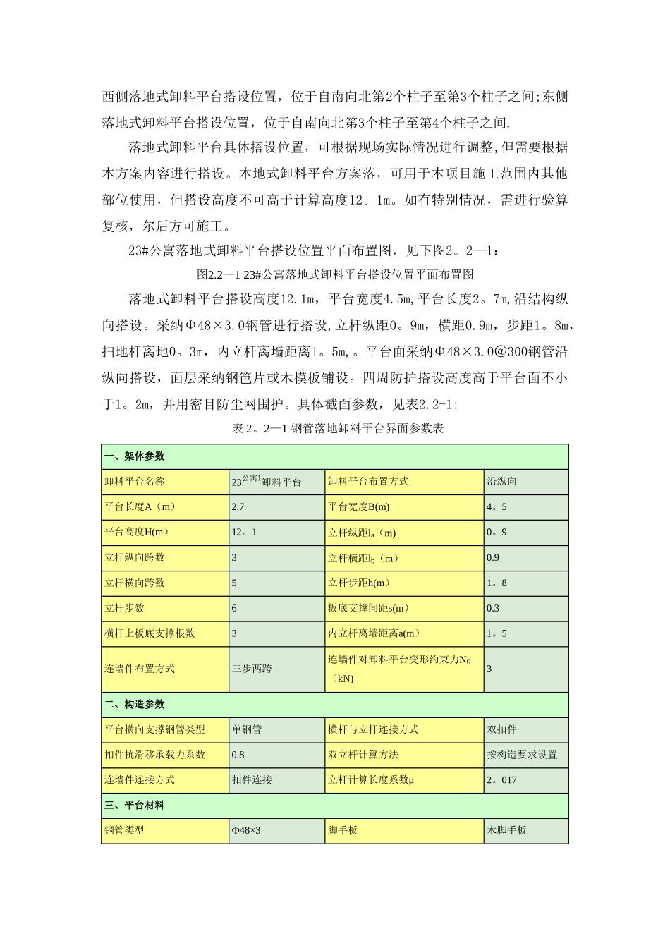 落地式卸料平台搭设方案_第3页