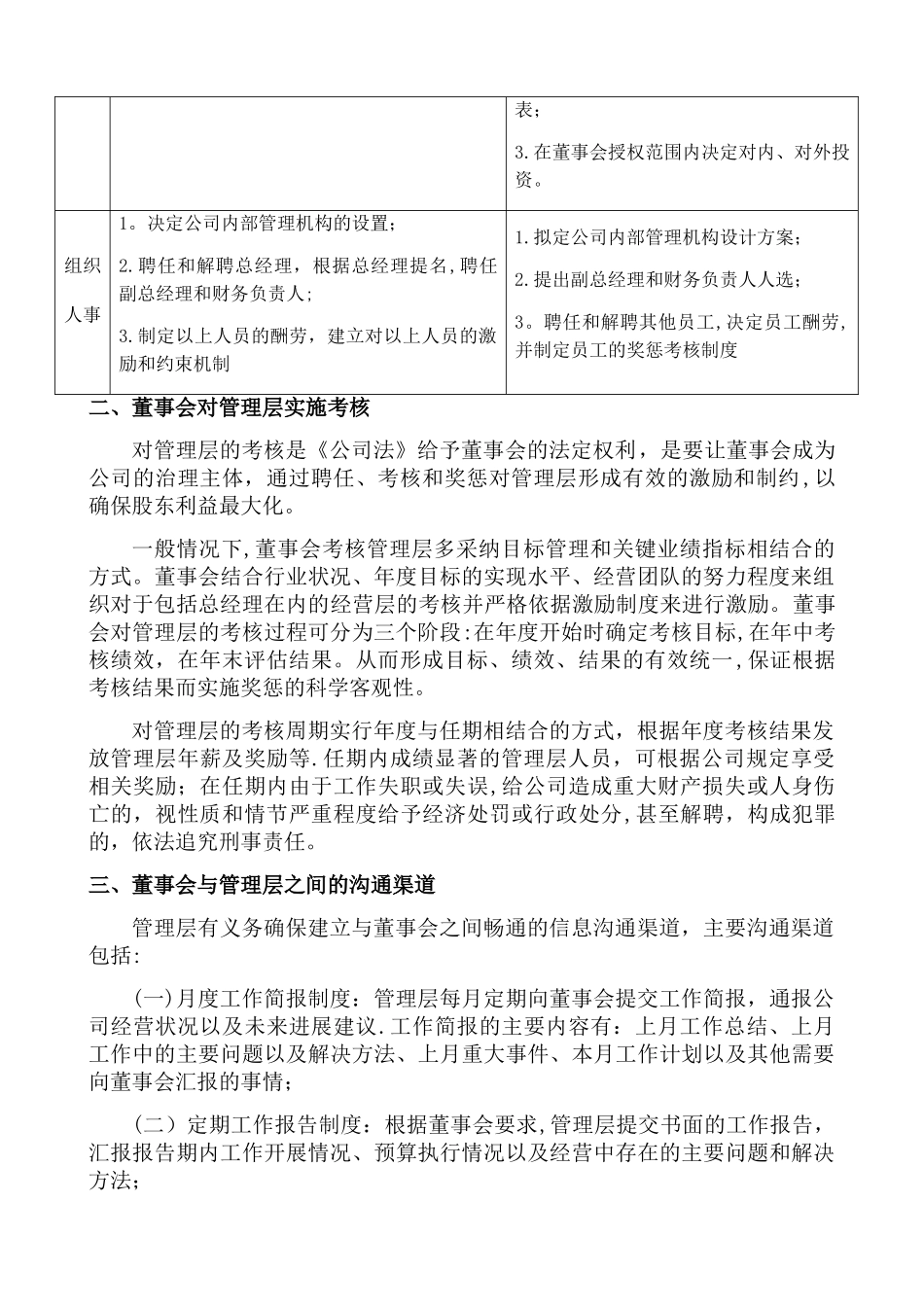 董事会与管理层职责与权限_第2页