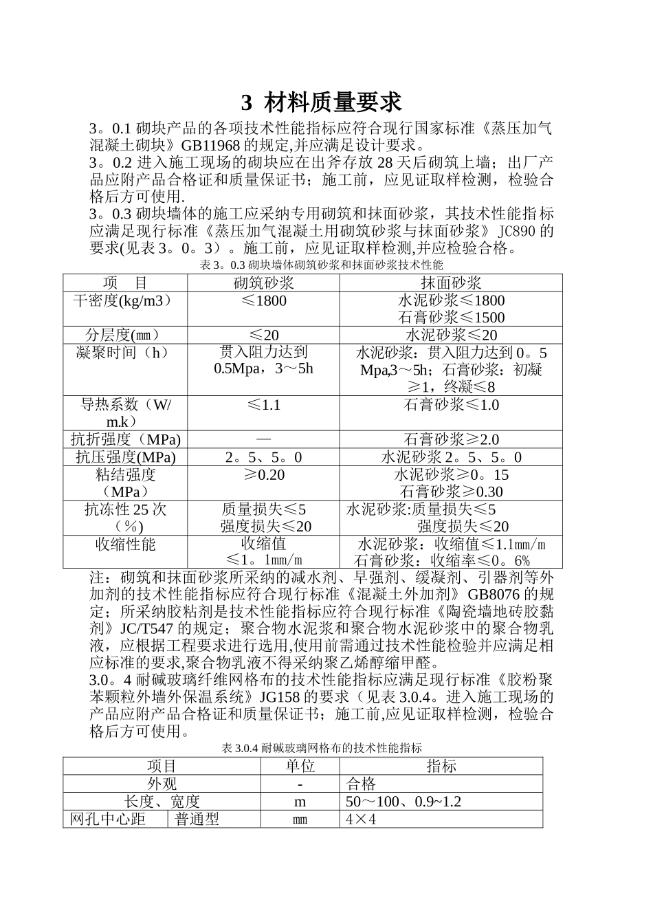 蒸压加气混凝土砌块砌体工程施工及质量验收规程_第2页