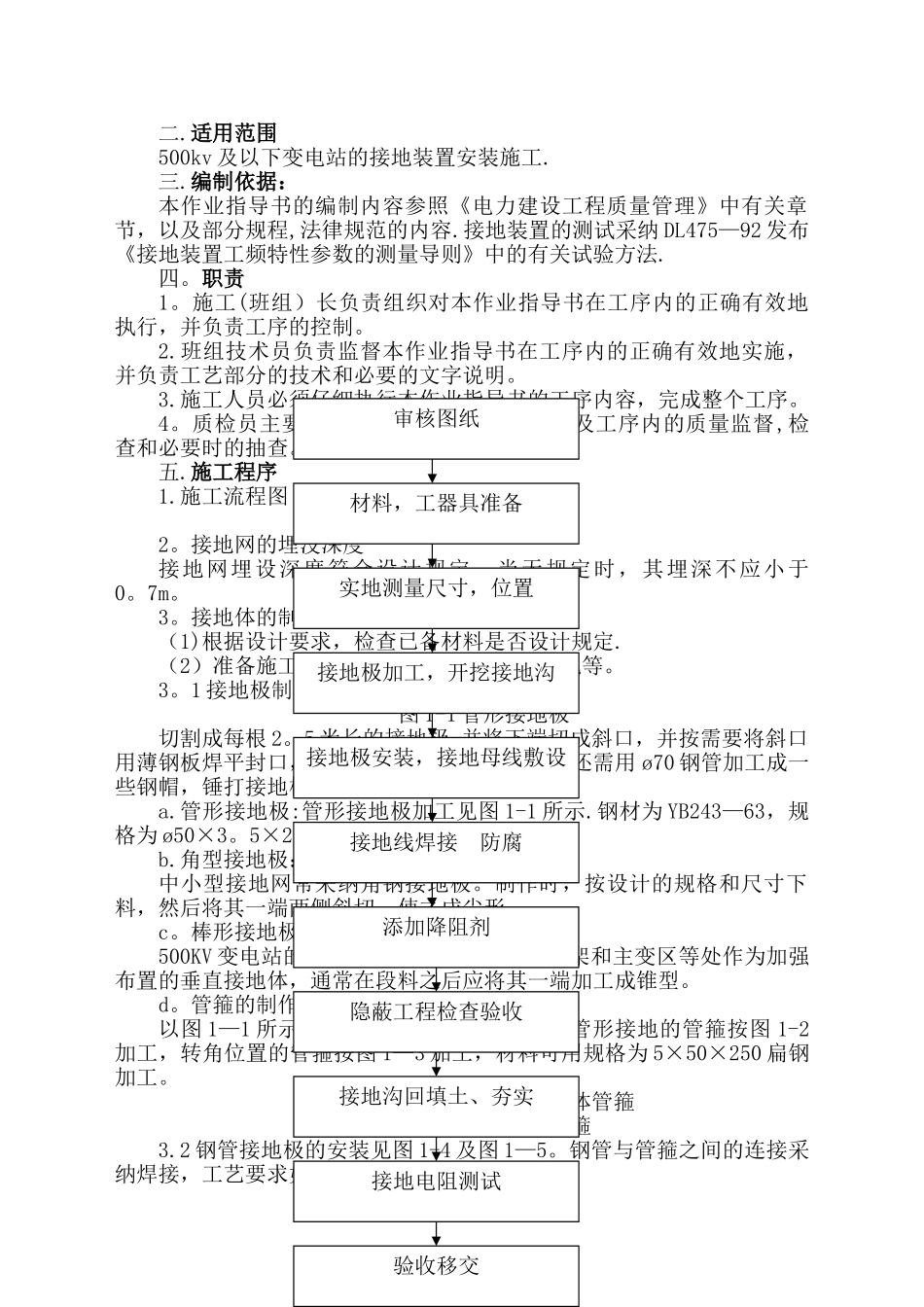 蓄电池安装和接地作业指导书_第3页