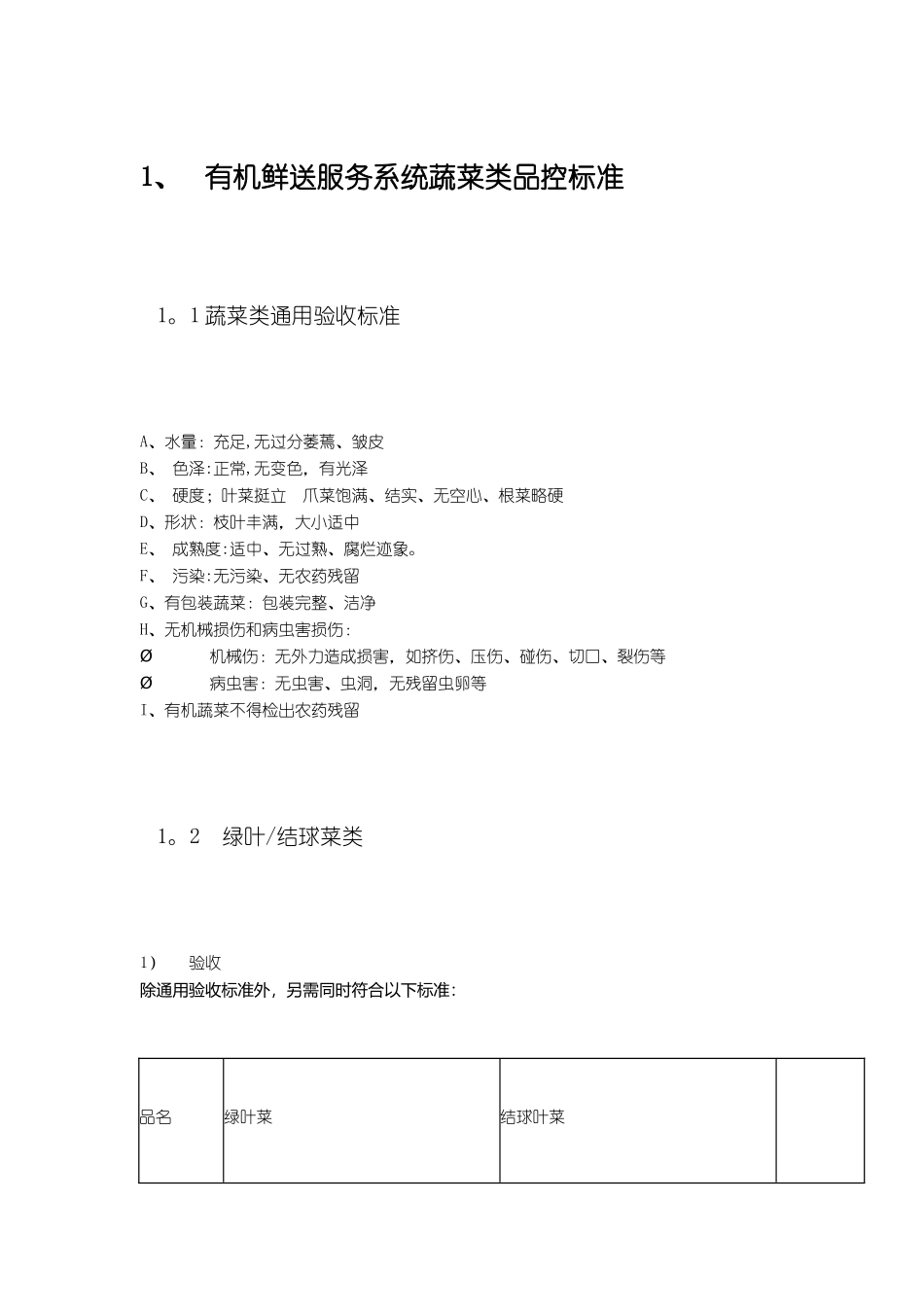 蔬菜商品质量管理控制_第1页