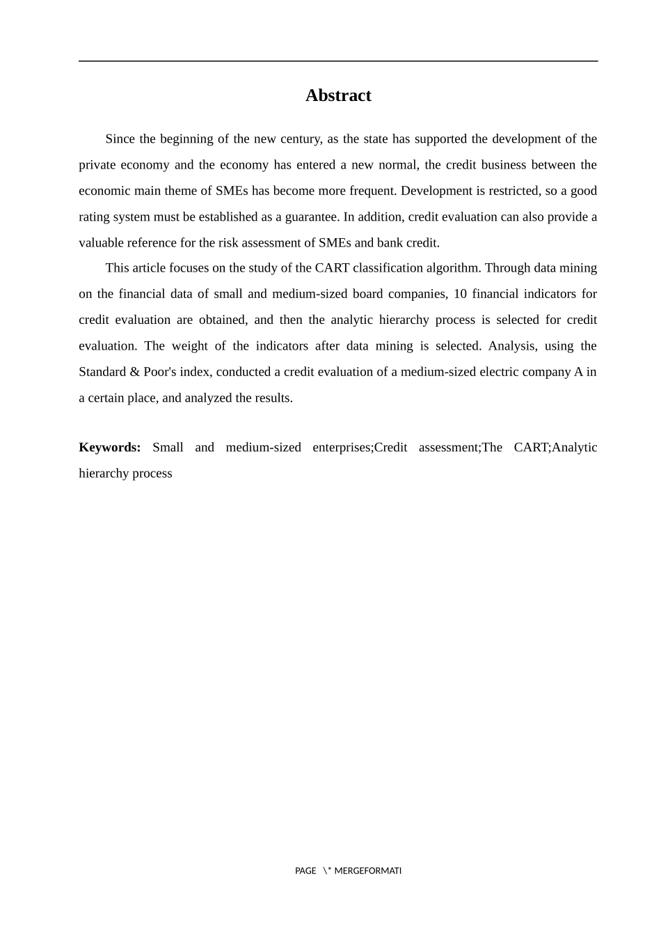 基于数据挖掘的中小企业信用评估研究  企业信息管理专业_第2页