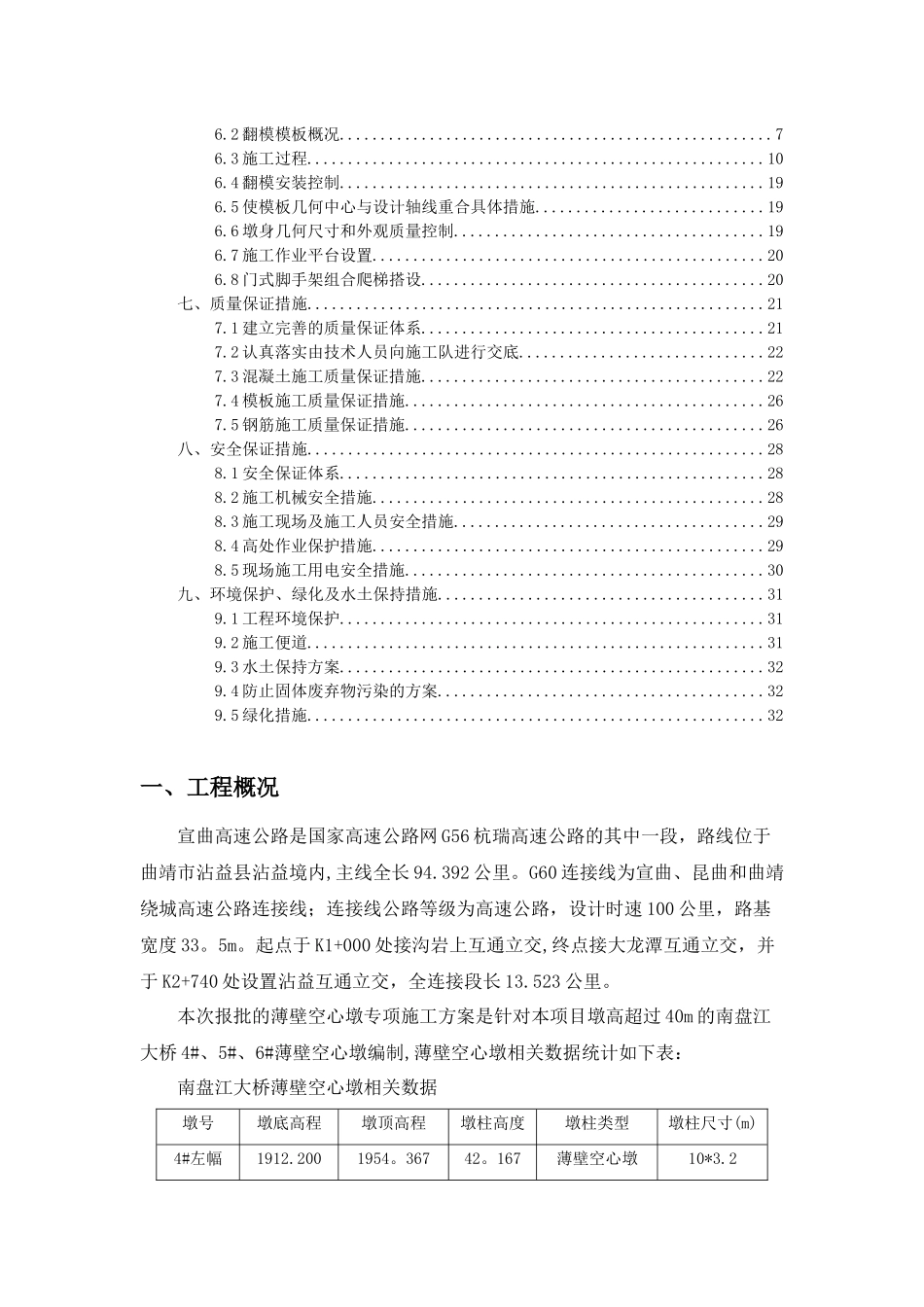 薄壁空心墩施工方案_第2页