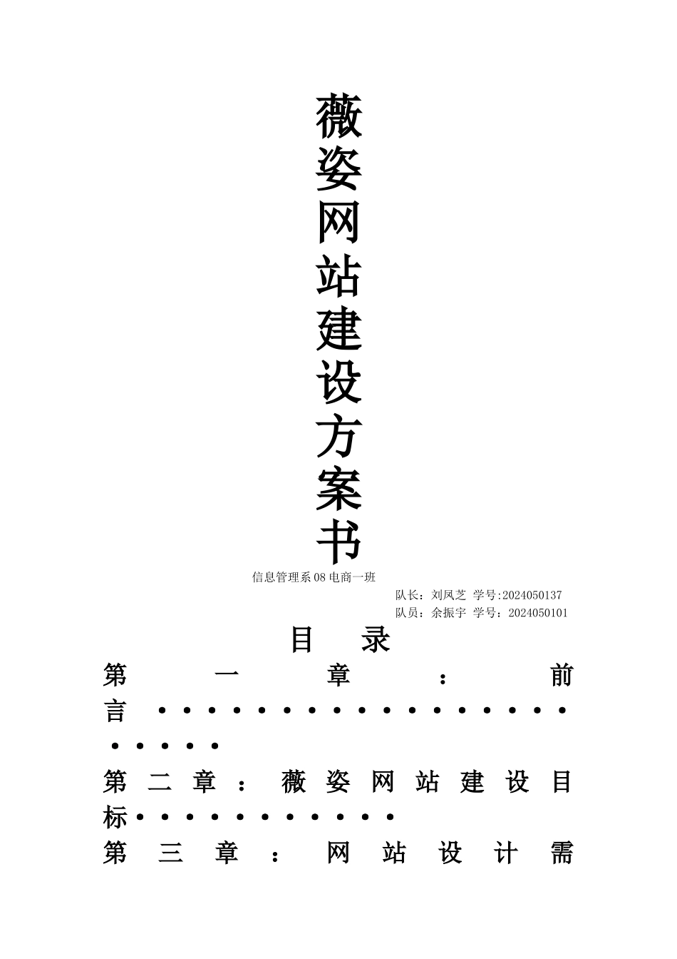 薇姿时尚网建设方案_第1页