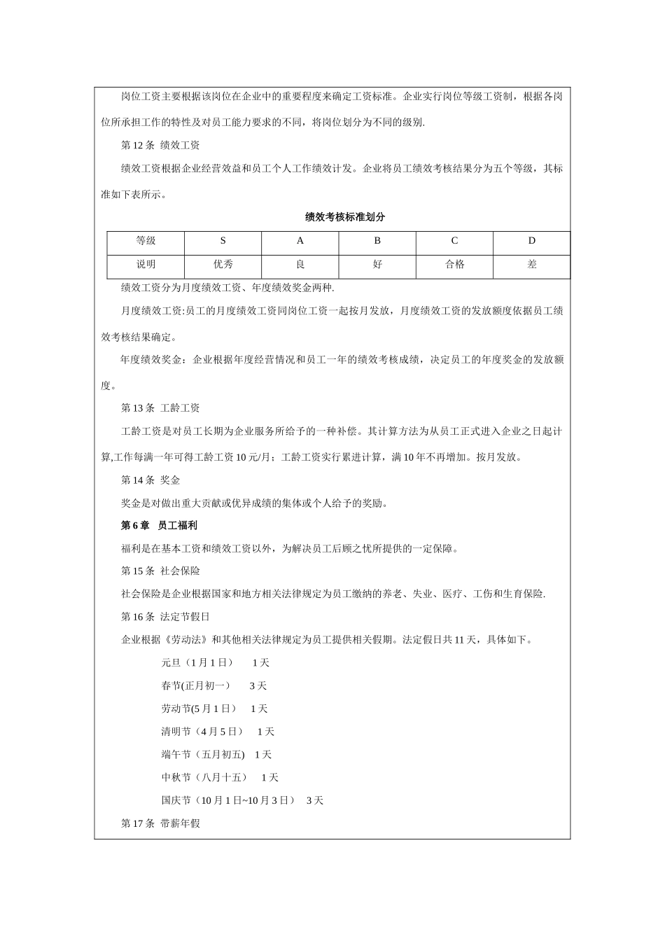 薪酬制度设计与表格大全_第3页
