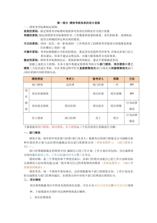 薪酬方案与绩效考核体系整体设计指引