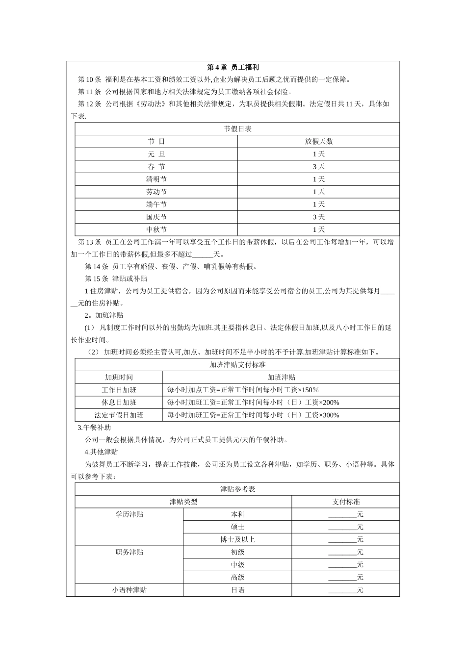 薪酬激励管理制度_第3页