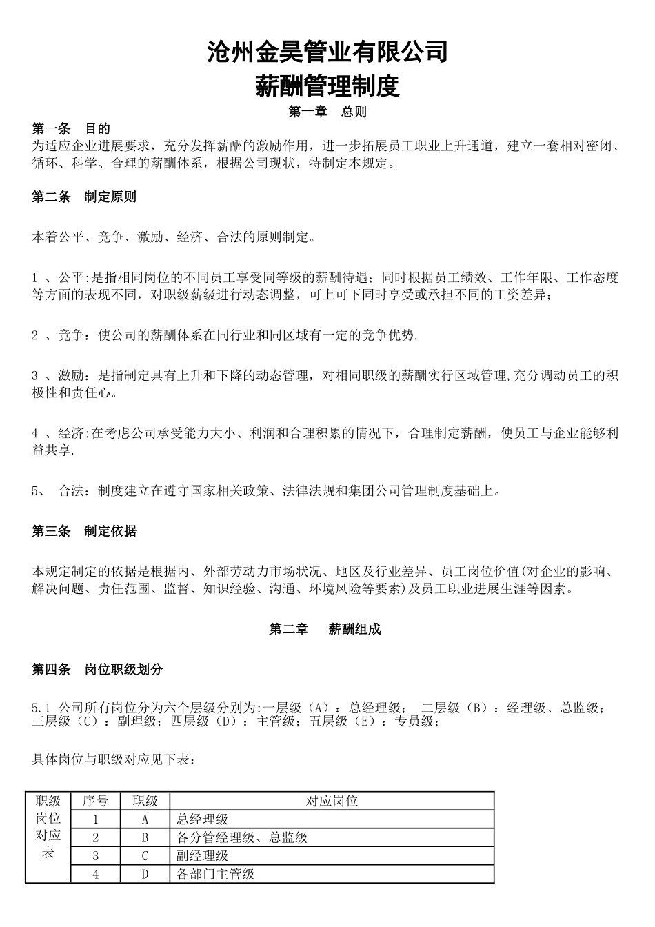 薪酬管理制定_第1页