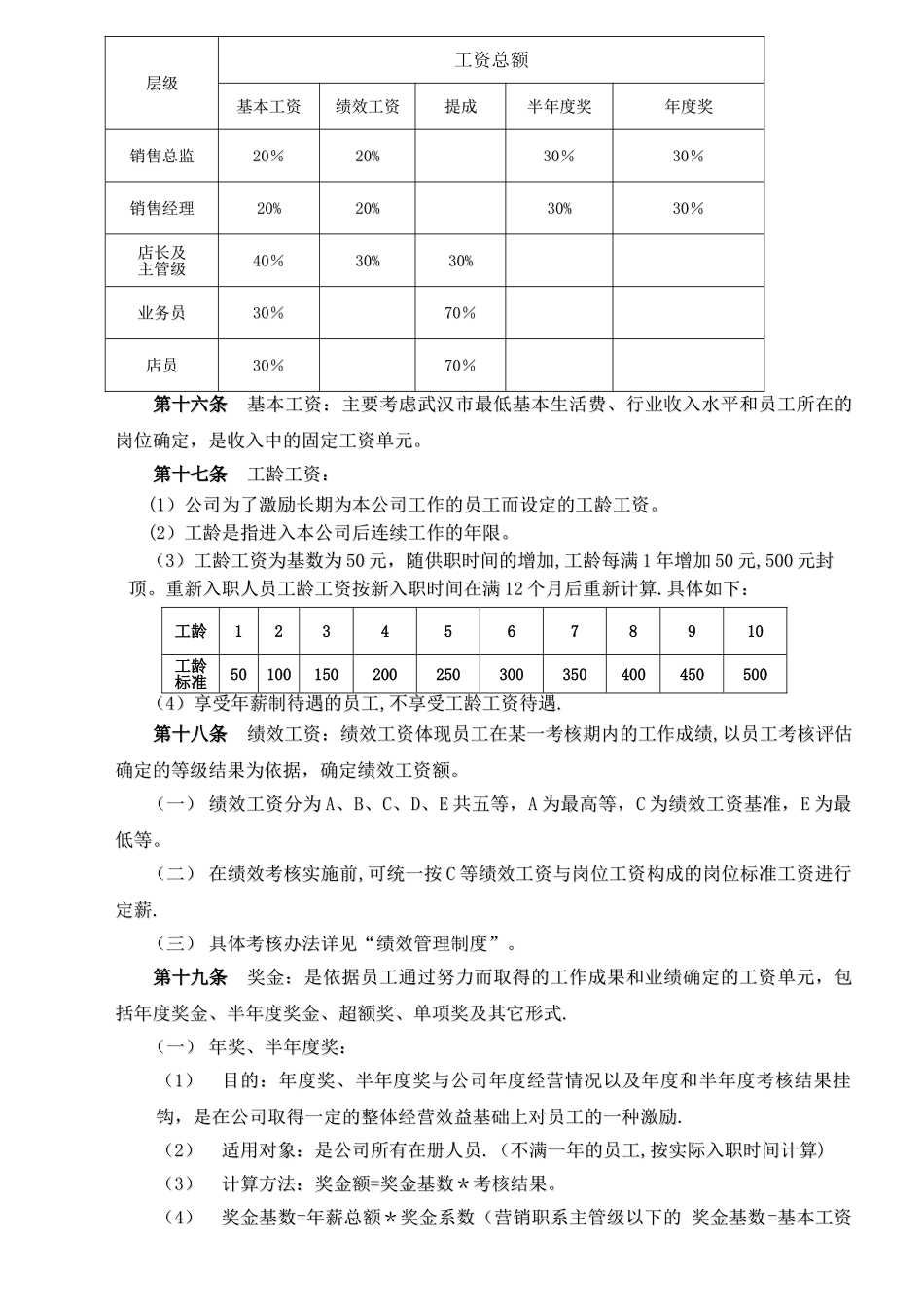 薪酬管理办法-_第3页