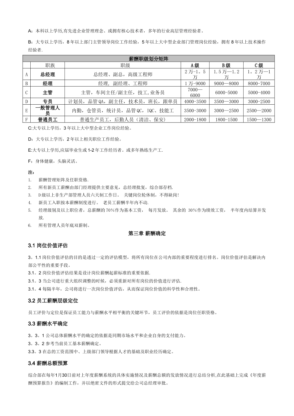 薪酬管理大纲_第2页