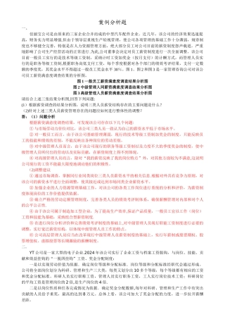 薪酬管理案列分析汇总